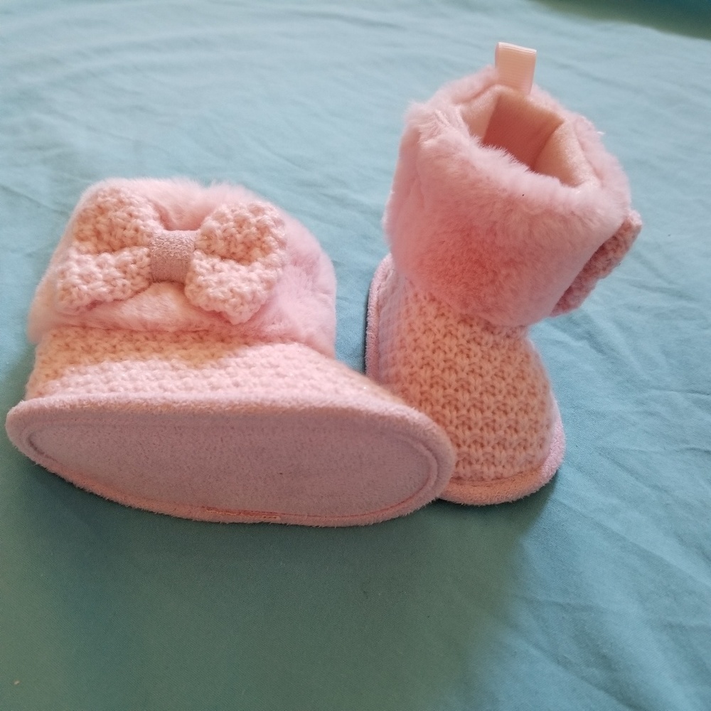 First Steps baby booties - Picture 2 of 4